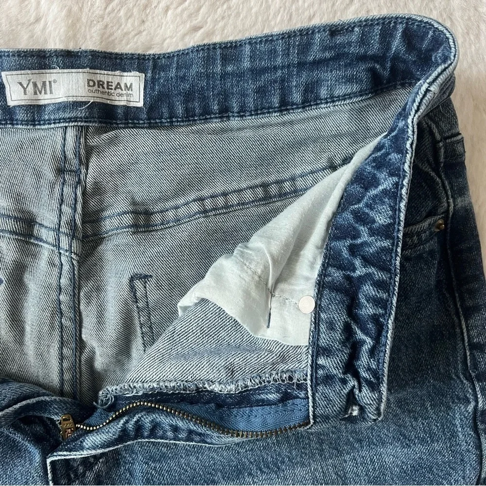Cropped ankle flare jeans